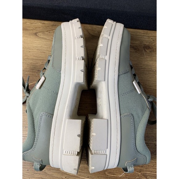 UGG Ashton Hybrid Platform Y2K Sneaker Shoe Combat Lug Chunky Moss Green SZ 8.5 - Picture 8 of 10